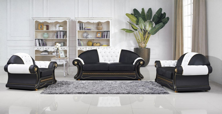 Couch Wohnlandschaft Garnitur Design Modern Sofa 6020 3+2 Sitzer Sofas Pohovka Krajinné uspořádání designu moderní pohovka 6020 3+2 sedadla Sofas