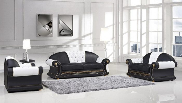Couch Wohnlandschaft Garnitur Design Modern Sofa 6020 3+2 Sitzer Sofas Pohovka Krajinné uspořádání designu moderní pohovka 6020 3+2 sedadla Sofas