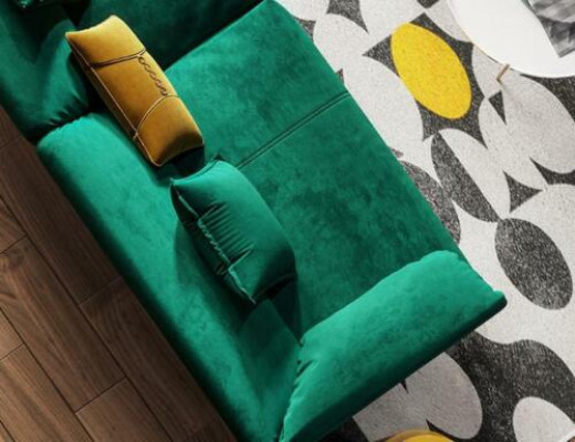 Pohovka 2místná Velvet Dvousedadlo Relax Samet Dřevo Klubové Sedadlo Design Pohovka Lounges