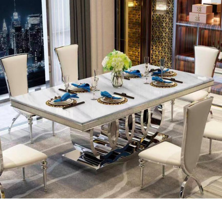 Luxus jídelní stůl Jídelní stůl Kov Zlatý Stoly Jídelní stoly Nábytek Zařízení