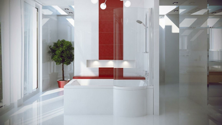 Design Vana Rohová Vana Akryl Moderní Vany Dekorativní Vany