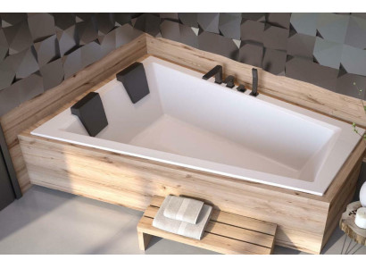 Vana pro 2 osoby, rohová vana, koupelna, vestavěné vany, akrylový design, nový.