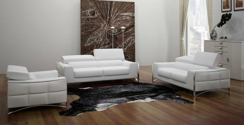 Sofa set z kůže 3+2 (bez křesla) Pohovka Sedák Polstrování Souprava 1504