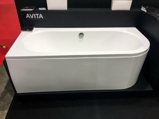 Koupelna Nepravidelné rohové vanové vany vanové bílé rohové vaně