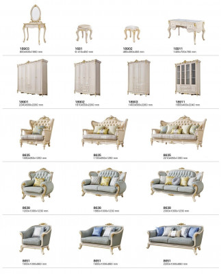 Postel noční stolek 3 kusy Moderní ložnice Design postel Kožený masiv.