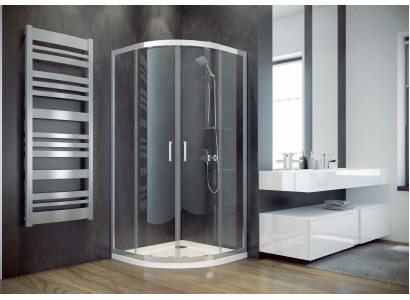 Exkluzivní sprchový kout čtvrtkruhu, rohová sprchová kabina, skleněný sprchový kout