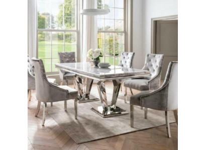Jídelní stůl moderní jídelna obývací pokoj kuchyň design stůl kov