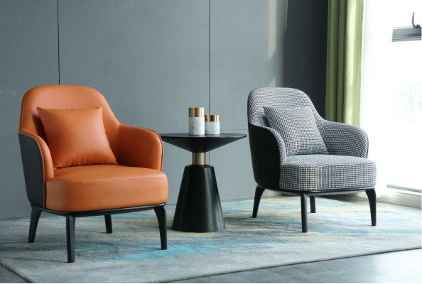 1místná pohovka Relax Lounge Club Tapicírovaná designová křesla Kůže Luxus