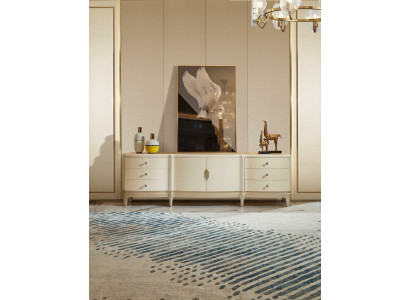 Design komoda Luxus Regal Side Low Board Skříň Anrichte Massivholz Nový