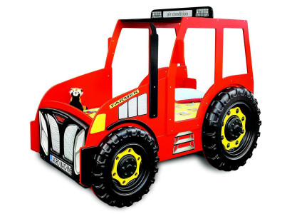 Bauer Rolník Náklaďák Děti Dětská postýlka Dospívající postel Postel Traktor Červená Nové Postele