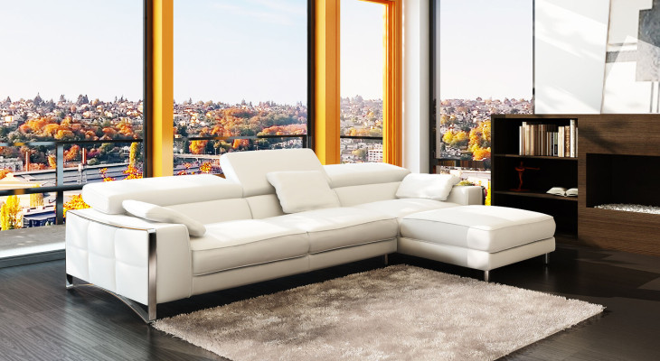 Multifunktions Ecksofa Garnitur Ledersofa Sitz Wohnzimmer Ecke Sofa