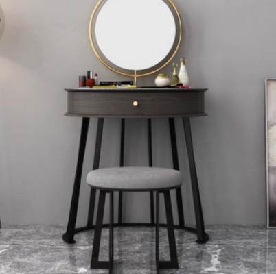 Šminkovací stůl Zrcadlo Židle Luxus Konzolový stolek Komoda Ložnice 2ks.