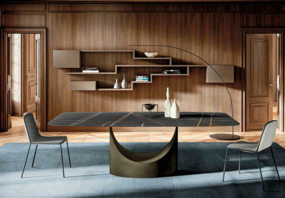 Moderní jídelní stůl Stůl Stoly Jídelna Luxus Nábytek Design Kámen Kuchyň Nový.
