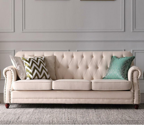 Křeslo látková pohovka Jednosedadlová Rezálie Relaxační sedadlo Design Pohovka Relaxační tkanina Venkovský dům.