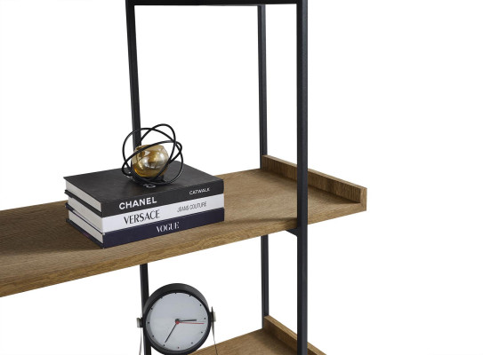 Stojací regál Regál Knihovna Regál na knihy Obývací pokoj Dřevo Design Nový