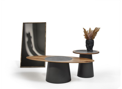 Couchtische Design Nábytek Styl Dřevo Italský Styl Stoly Kulatý Stůl