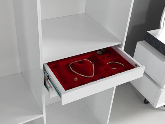 Ložnice dřevěná šatní skříň Luxus Design Skříně Moderní Šedá Nová