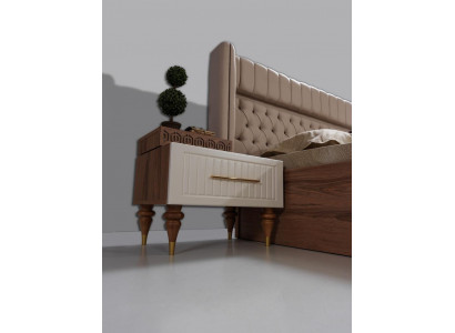 Ložnice noční stolky Materiál Dřevo Styl Nábytek Hnědý Nový Luxusní