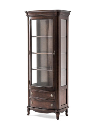 Klasická vitrína Komody Vitríny Vitrínová skříň Skříň Skleněná skříň Knihy Nový.