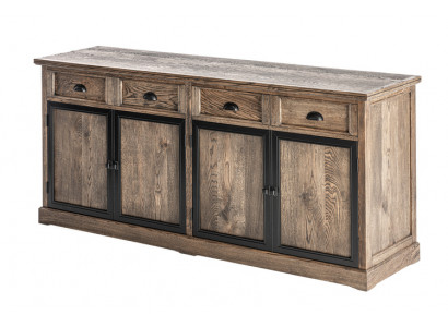 Designérská komoda Anrichte Side Low Board Skříň Regál dřevo Luxus obývací pokoj
