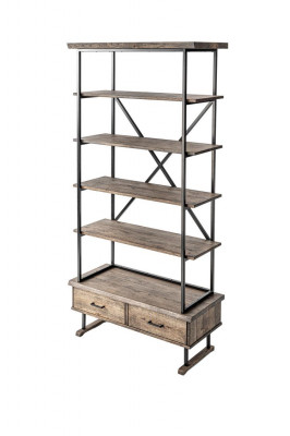 Design Regal Obývací pokoj Skříně Regály z nerezové oceli Knihovna