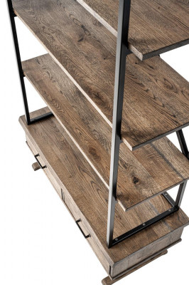 Design Regal Obývací pokoj Skříně Regály z nerezové oceli Knihovna