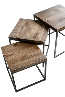 3x stolní stůl kávový stoleček design stolky konferenční stolek do obývacího pokoje
