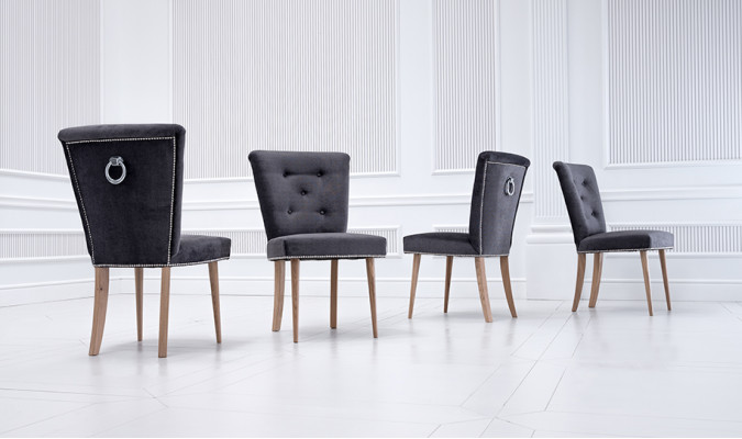 Nábytek Set Garnitur Potah 10x Luxus Design Chesterfield Židle Skupina 10 kusů.