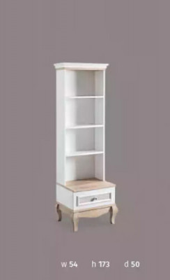 Regál Skříň knihovna Víceúčelové regály Dřevěné skříně 173x54x50