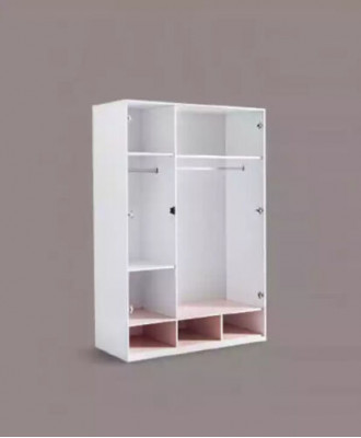 Šatník Bílý Dřevo Skříně Dětský pokoj Nábytek Design Zařízení