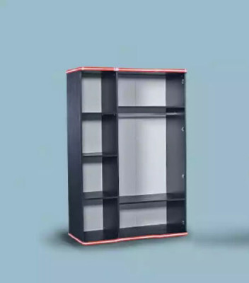 Černá šatní skříň Skříň Nábytek Skříně Dětský pokoj Dřevo 131x60x200