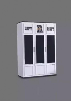 Šatník bílý dřevo skříně ložnice nábytek design dětský pokoj