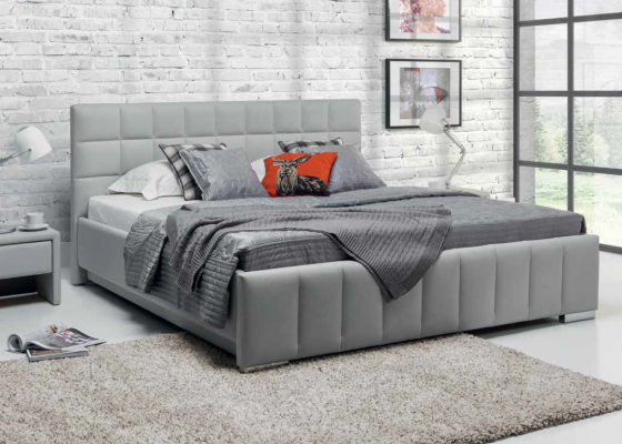 Vysokokvalitní luxusní dvoulůžko s designem čalounění pro hotely ve stylu manželské postele z kůže.