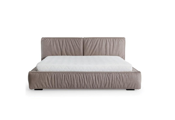 Schlafzimmer Set Braun Bett Nachttisch Elegantes Design Modern Holz Mobel 3tlg