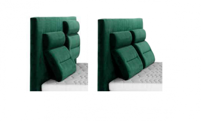 Designer Bed Místnost s manželskou postelí Lůžka Textilie Kůže Hotel Luxus Koberec Samet