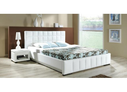Ein luxuriöses Designerbett in einem anspruchsvollen zeitgenössischen Stil von höchster Qualität