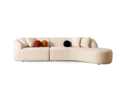 Designer Bílá Pohovka Rozkládací Rozhovor Rozkládací Moderní nábytek Obývací pokoj Sedací souprava