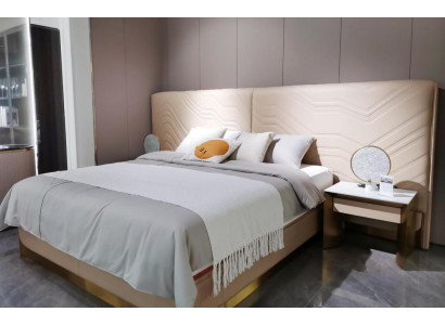 Elegantní manželská postel luxusní ložnice postel stylová postel