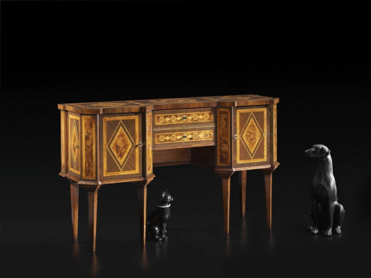Konzolový stůl Sideboard nový italský nábytek z javoru Toaletní stolky