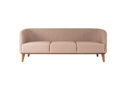 Beige pohovka Stylový dvoumístný moderní gauč pro obývací pokoj.