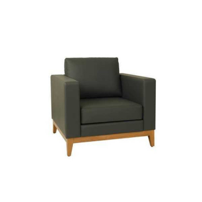 Tmavě zelený jednolůžkový designový křeslo Relax 1-Sitzer pro kancelářské relaxační křeslo