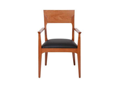 Hnědý dřevěný židle návrhář jednosedadlová jídelní židle luxusní 1-sedačka nábytek