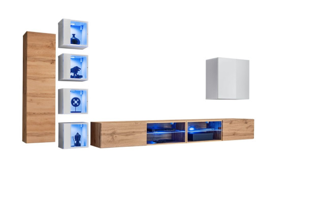 Designer Moderní nábytek Stěnové police Televizní stojan Nástěnná skříň Visací skříň Dřevěný nábytek