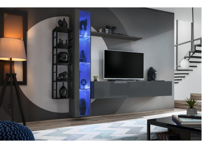 Moderní design styl zařízení stěny v obývacím pokoji TV stojan skříň na zeď.
