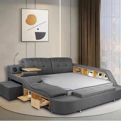 Multifunkční postel Manželské postele Moderní 180x200cm Postele Ložnice