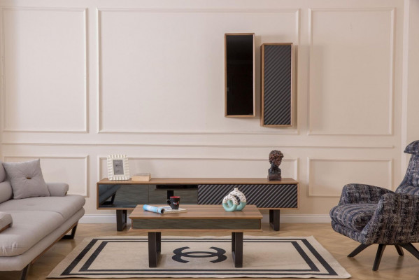 Designová sedací souprava Kavát kov Sofá 6dílná sada obývacího pokoje Luxusní nábytek