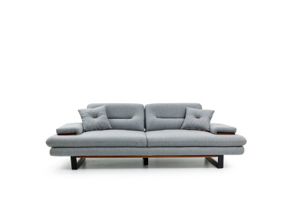 Modern Möbel Wohnzimmer Sofa 3 Sitzer grau xxl big Designer 238cm Möbel