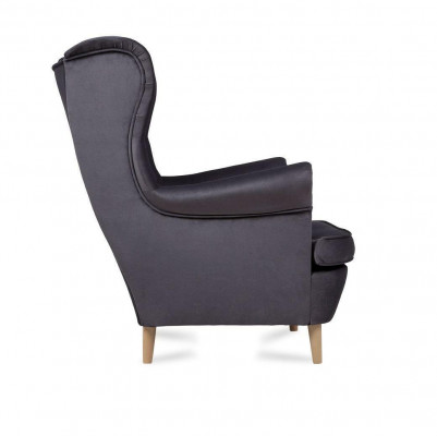 Chesterfield křeslo křeslo pohovka gauč polštář sedadlo lounge relax šedé barvy