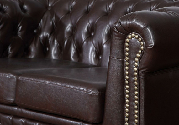 Chesterfield křeslo Televizní gauč 1-sedačka Pohovka Textilní kůže Pohovky Potahy
