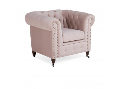 Noble Design Chesterfield polstrovaný křeslo TV sedadlo klubová salónní textilie
